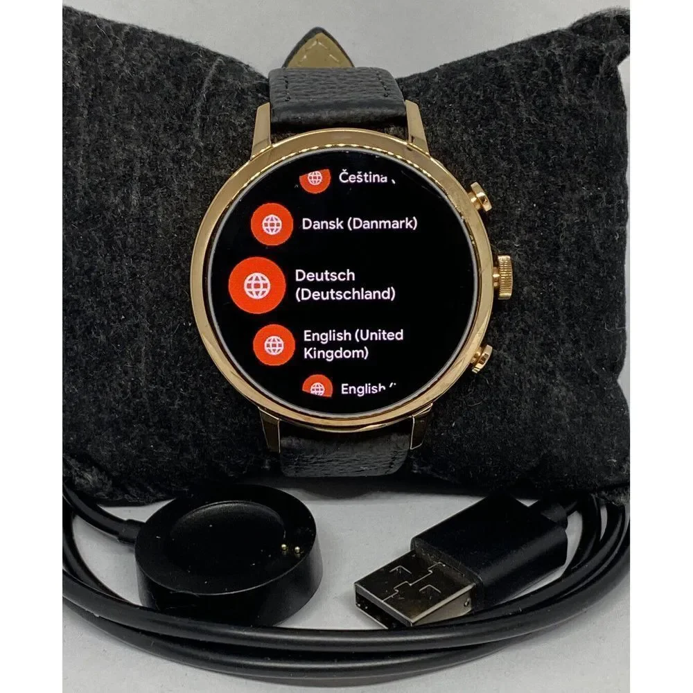 Fossil Gen 4 Authentic Digital Dial Smart Watch Custom Band FTW6018 LT279